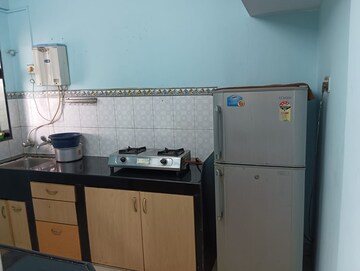 Kitchen in 2 BHK Apartment at Haware Silicon Tower, Palm Beach – for Rent