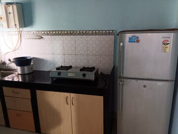 Kitchen in 2 BHK Apartment at Haware Silicon Tower, Palm Beach – for Rent