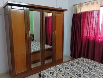 Bedroom in 2 BHK Apartment at Haware Silicon Tower, Palm Beach – for Rent
