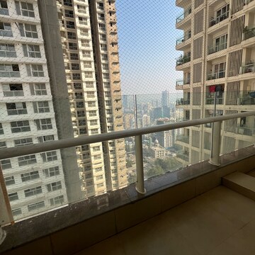 Balcony in 3.5 BHK Apartment at Omkar Alta Monte, Laxman Nagar – for Rent