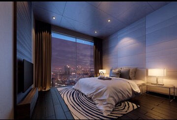 Bedroom in 2 BHK Apartment at Siddha Seabrook, Kandivali West – for Rent