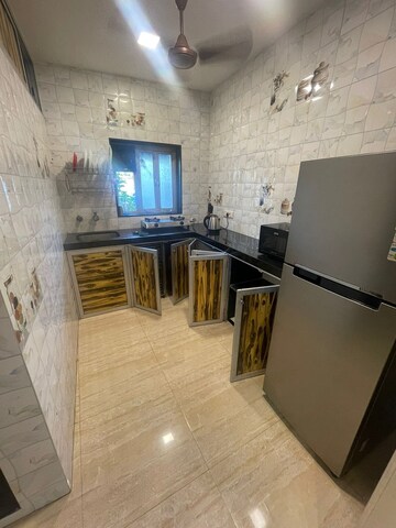 Kitchen in 1 BHK Apartment at Khar West – for Rent