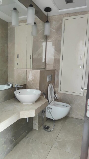 Bathroom in 4 BHK Apartment at Bombay Realty Island City Center, Dadar East – for Rent