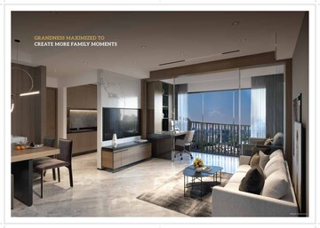 Living Room in 1.5 BHK Apartment at Taloja – for Sale
