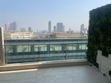 Balcony in 3 BHK Apartment at Lodha World Crest, Worli – for Rent