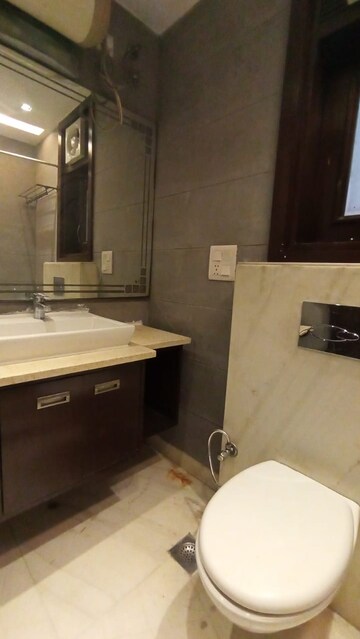 Bathroom in 4 BHK Apartment at Greater Kailash I – for Rent