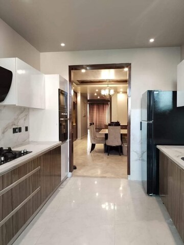 Kitchen in 3 BHK Builder Floor at Ambience Creacions, Sector 22 – for Rent