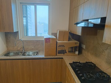 Kitchen in 3 BHK Builder Floor at Ambience Creacions, Sector 22 – for Rent