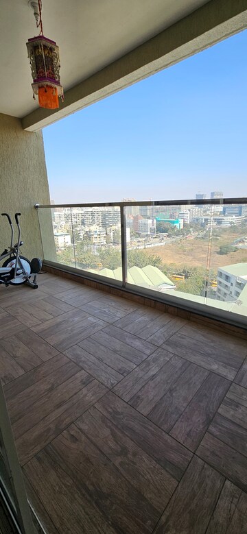 Balcony in 3 BHK Apartment at Yashwin Supernova, Wakad – for Rent