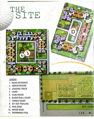 Master Plan in 2.5 BHK Apartment at Amrapali Golf Homes, Sector 4, Greater Noida – for Sale