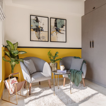 Living Room in 2 BHK Apartment at Lodha Amara, Sandoz Baug – for Sale