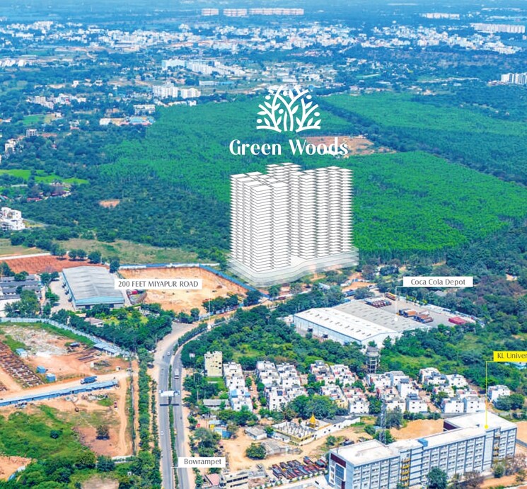 Exterior View, pragathi-green-woods 3 Bedroom 2606 Sq.Ft. Apartment In Bowrampet Hyderabad 7973420