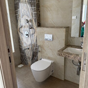 Bathroom in 2 BHK Apartment at Wadhwa Atmosphere O2, Nahur Gaothan – for Sale