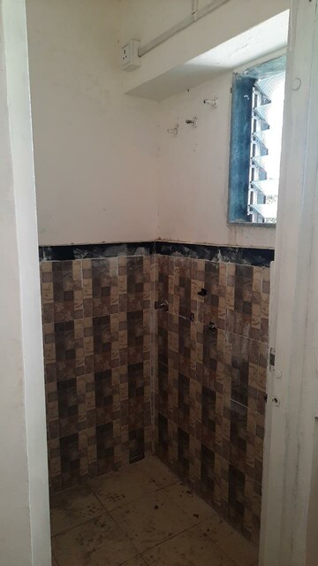 Bathroom in 1 BHK Apartment at Mhada Bombay Dyeing Mill, Wadala – for Rent