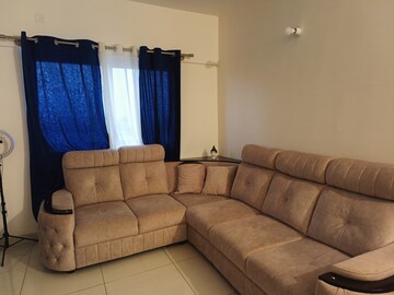 Living Room in 1 BHK Apartment at Salarpuria Sattva Park Cubix, Devanahalli – for Rent