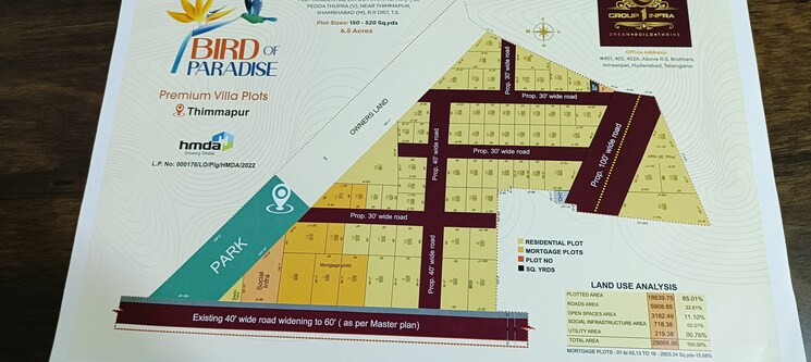 Map Location, kothur  165 Sq.Yd. Plot In Kothur Hyderabad 7973703