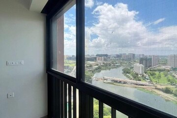 Balcony in 1 BHK Apartment at Duville Riverdale Suites, Kharadi – for Rent