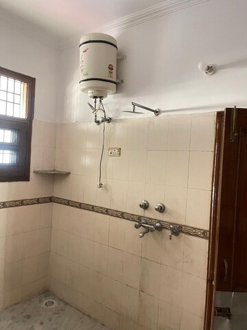 Bathroom in 3 BHK Builder Floor at US Pine Homes, Dhakoli Village – for Rent