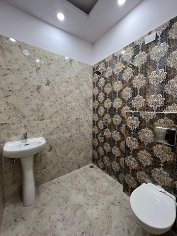 Bathroom in 3 BHK Builder Floor at Peer Mucchalla – for Rent