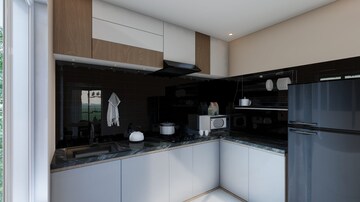 Kitchen in 2 BHK Builder Floor at New Town Action Area ii – for Sale