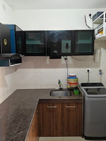 Kitchen in 1 BHK Apartment at Duville Riverdale Suites, Kharadi – for Rent
