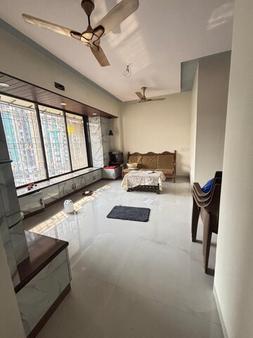 Living Room in 2 BHK Apartment at Krishiv Aangan, Sanpada – for Rent