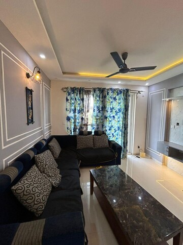 Living Room in 2 BHK Apartment at Bren EdgeWaters, Kasavanahalli – for Rent
