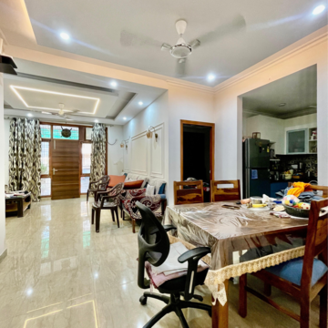 Living Room in 3 BHK Builder Floor at Sushant Lok 3, Sector 57 – for Sale