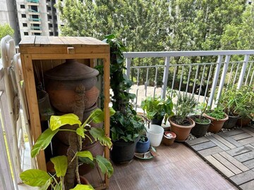 Balcony in 3 BHK Apartment at Patel Smondo 2, Electronic City – for Rent