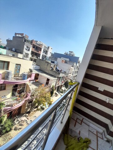 Balcony in 3 BHK Builder Floor at Dwarka Mor – for Rent