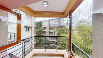 Balcony in 3 BHK Apartment at Embassy Habitat, Palace Road – for Sale