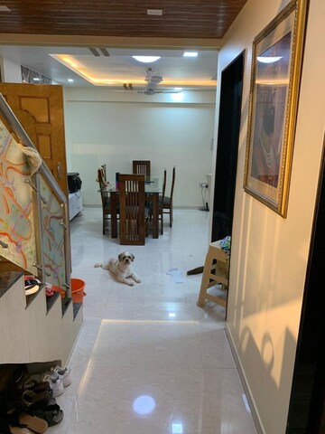 Living Room in 4 BHK Apartment at Balaji Garden CHS, Kopar Khairane – for Sale