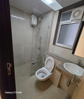Bathroom in 2 BHK Apartment at L&T Emerald Isle, Powai – for Rent