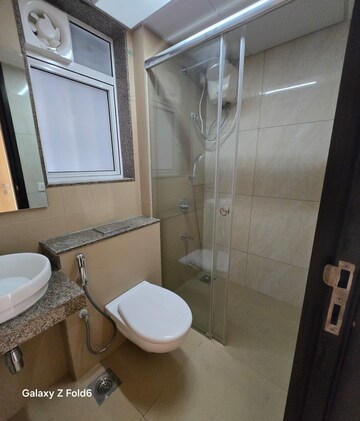 Bathroom in 2 BHK Apartment at L&T Emerald Isle, Powai – for Rent
