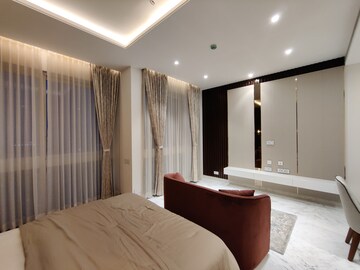 Bedroom in 1 RK Apartment at Bhartiya Leela Residences, Thanisandra Main Road – for Rent
