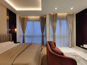 Bedroom in 1 RK Apartment at Bhartiya Leela Residences, Thanisandra Main Road – for Rent