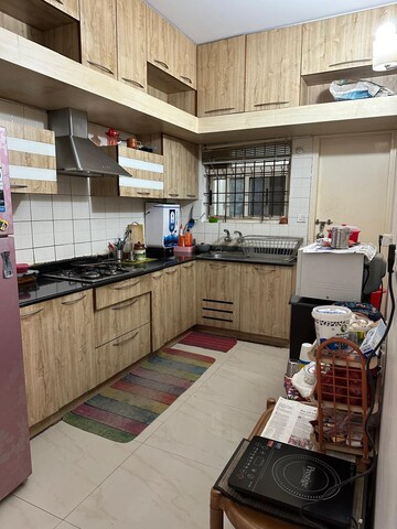 Kitchen in 3 BHK Apartment at Manar Silver Shadows, Kasavanahalli – for Rent