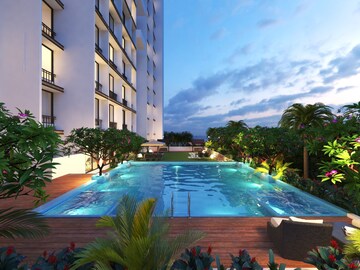 Swimming Pool in 2 BHK Apartment at SM Elite, Taloja – for Sale