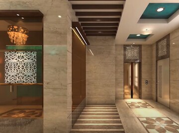 Building Lobby in 2 BHK Apartment at Beauty Greenstone Heritage, Kalbadevi – for Sale