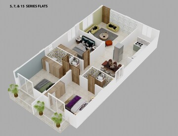 Furnished Amenities in 2 BHK Apartment at Sinovik Nirvana, Gattahalli – for Sale