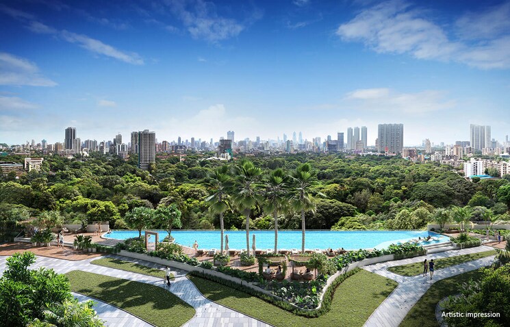Swimming Pool, piramal-aranya 2 Bedroom 760 Sq.Ft. Apartment In Byculla Mumbai 7975024