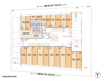 Floor Plan in 1 BHK Apartment at Millennium Urbania, Kalamboli – for Sale