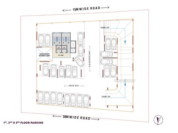 Floor Plan in 1 BHK Apartment at Millennium Urbania, Kalamboli – for Sale