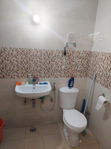 Bathroom in 2 BHK Apartment at Panchsheel Greens II, Sector 16 Greater Noida – for Rent