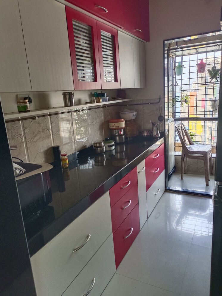 Kitchen, hubtown-greenwoods 2 Bedroom 735 Sq.Ft. Apartment In Vartak Nagar Thane 7975298