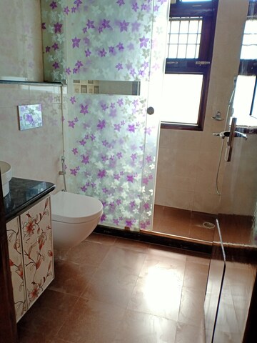 Bathroom in 3 BHK Apartment at Saket – for Rent