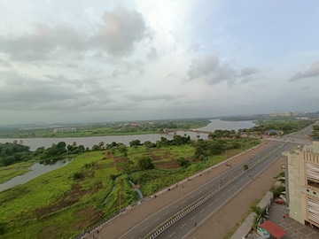 Balcony in 1 BHK Apartment at Rutu Riverview Classic, Kalyan West – for Rent