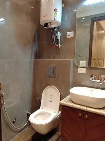 Bathroom in 2 BHK Apartment at Malviya Nagar – for Rent