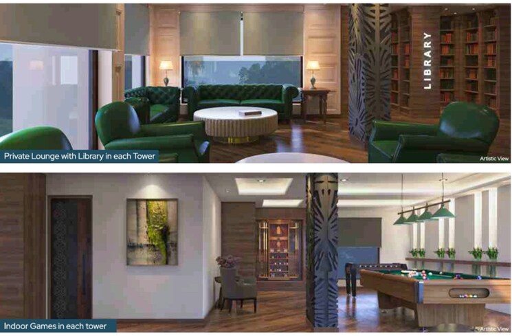 Living Room, rps-auria 5 Bedroom 3250 Sq.Ft. Apartment In Sector 88 Faridabad 7975761