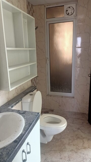 Bathroom in 3 BHK Apartment at Mahagun Mirabella, Sector 79 – for Rent